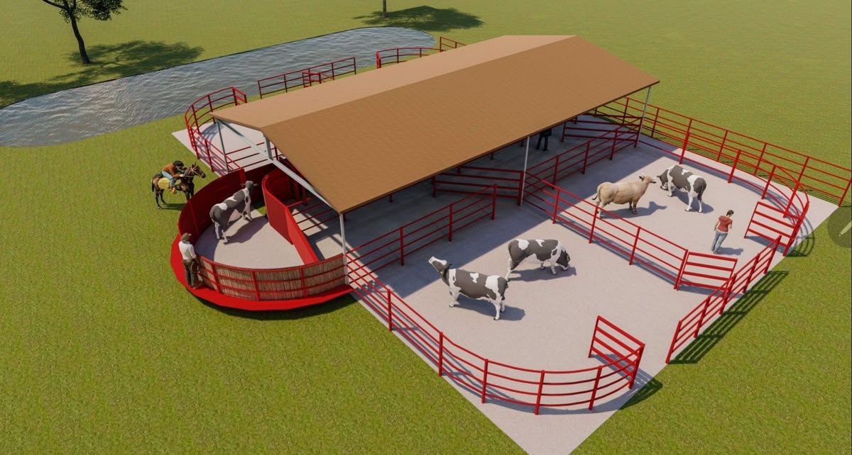 Estrutura metálica comercial